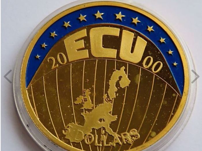 European ECU 2000 24 karat Gold plated