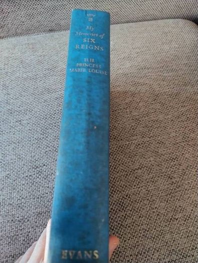 My Memories of Six Reigns by Princess Marie Louise first edition 1956 hardback in good condition with signs of wear on the cover and some writing on the inside page FREE STANDARD POSTAGE INCLUDED