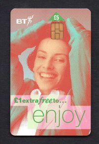 2000 Great Britain UK5 Flypast - Enjoy (Siemens - S37) Phone Card