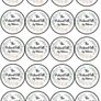 Personalised stickers - christening, communions, confirmation, hens, weddings, birthdays, sweet bags, water bottle labels, business stickers, back to school Image 7