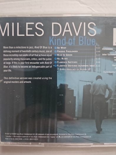 MIles Davis - Kind Of Blue.