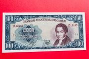 CHILE  100. ESCUDOS   1975  Pick 141a  Uncirculated )