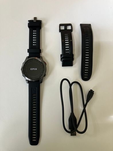 Garmin Epix Gen 2 Sapphire Edition 47mm Black Titanium | Never Used | Factory Refurbished