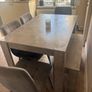 6 person table and chairs Image 2