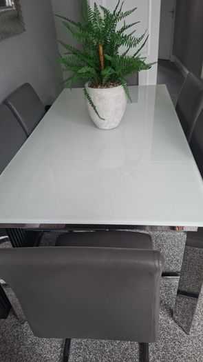 calligaris dining table & chairs