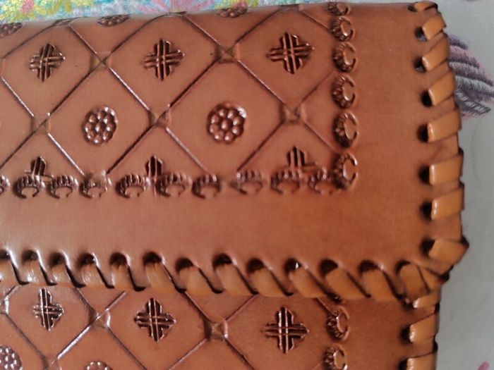 wallet purse boho style handmade genuine leather, India