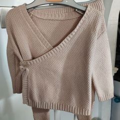 neutral knitted baby set age 0 to 3 month's nwt