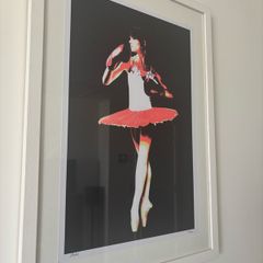 Solus "Ballerina Boxer" Signed Limited Edition Lithograph, Custom Framed