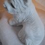 White  Ceramic West Highland  Dog Figurine Image 7