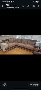 corner sofa and armchair