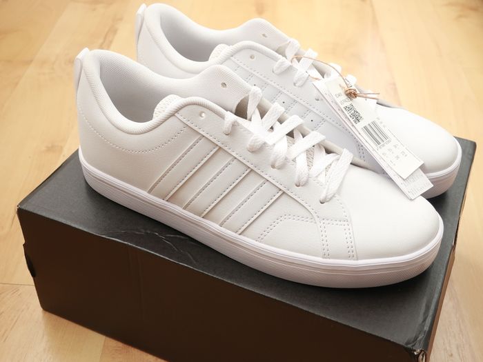 All White Adidas Smart Casual Leather Shoes | Size 6 UK | Brand New