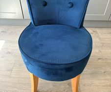 Blue Velvet Chair