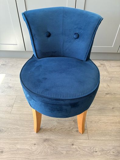 Blue Velvet Chair