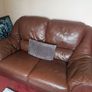 2 seater leather couch for sale Image 2