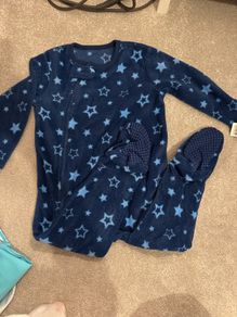 Fleece baby pyjamas 12-18 m