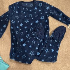 Fleece baby pyjamas 12-18 m