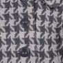 Monsoon Grey Houndstooth Wool Blend Short Coat 10UK/38EU Image 6