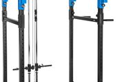 Power Station Fitness Station Power Rack Power Cage | Pull Up Double Bar | Robust Frame Made of Steel Tube Models