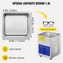 Ultrasonic Cleaner Ultrasonic Cleaning Device Heater Timer 60W Image 2
