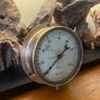Antique Schaffer & Budenberg Brass Steam Engine Dial Image 2