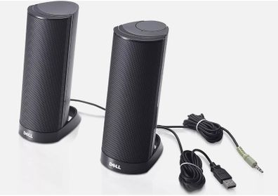 Dell USB Powered Stereo PC / Computer Speakers (Model AX210)