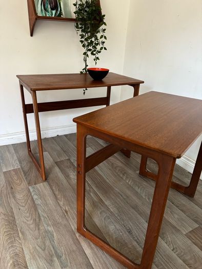 Vintage Retro Mid Century Danish Johannes Andersen Nest of Tables