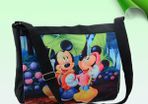 Personalised Medium Shoulder Bag, Black / back to school stationery