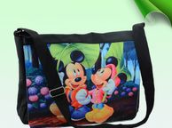 main image for ad Personalised Medium Shoulder Bag, Black / back to school stationery