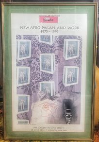 David Bowie Signed Art Exhibition Poster 1995 (UK)