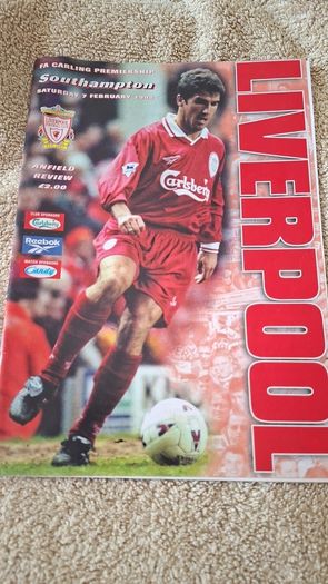 Vintage Liverpool FC Match Programmes 1990's x9