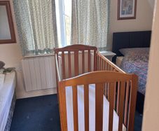 Full size cot with mattress