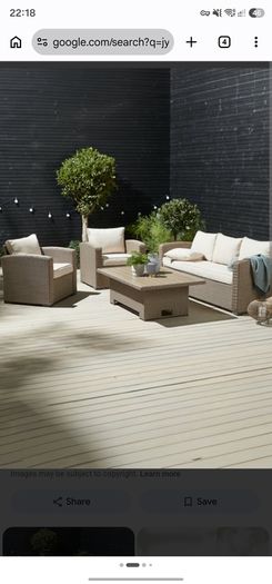 garden furniture set from jysk