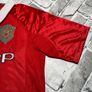 Vintage Umbro Manchester United 1999 Champions League The Final Nou Camp Home Jersey No.20 Solsjkaer Mens Size Small Image 7