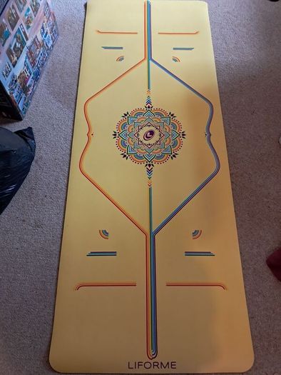 Liforme Pride Yoga Mat + Original Carry Bag Excellent Condition