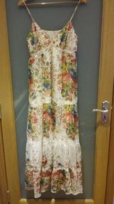 Brand new. Designer Lipsy floral lace maxi dress