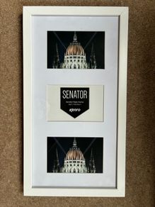 White 3 Picture Frame