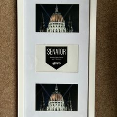 White 3 Picture Frame