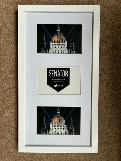 White 3 Picture Frame
