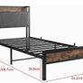 Single bed with mattress and topper Image 5