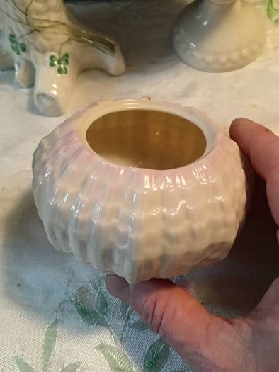 5 PCS Vintage Belleek Pottery