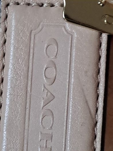 Soft Pink Coach Leather Handbag D1