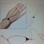 Unusual 2 ring fingered bracelet Image 3