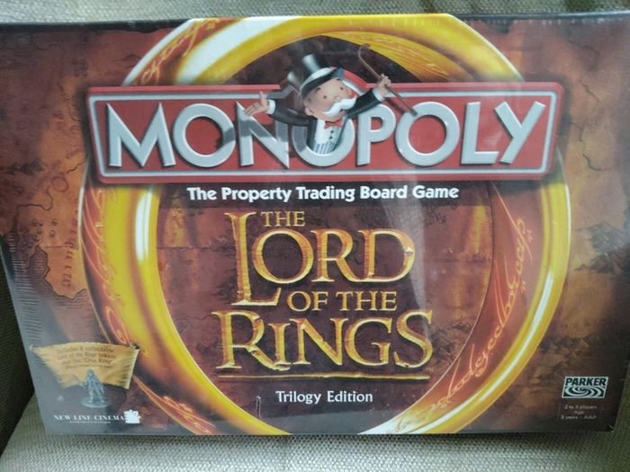 Monopoly - Lord Of The Rings Trilogy Edition Brand New Factory Sealed