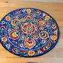 Turkish Hand-Painted Ceramic Meze or Tapas Serving Set HANDMADE 8 Piece RRP230 Image 6