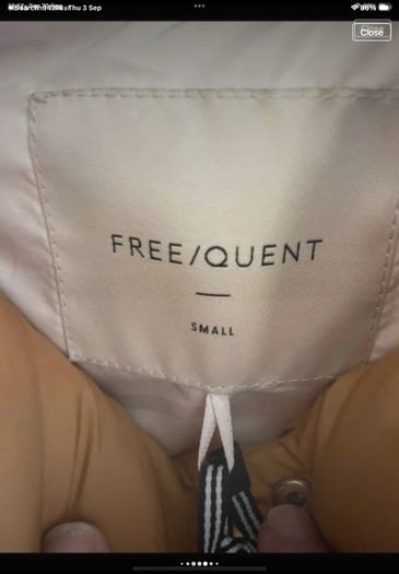 gilet Bnwt Freequent brand mustard gilet size small