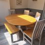 Extendable Dining Table set Image 3