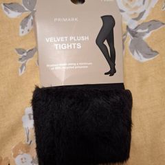 Primark Velvet Plush Tights M/L BNWT