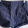Navy H&M Shorts Women Size 10 Image 2