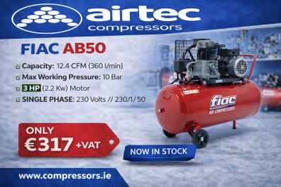 Compressor - 3hp - 50l - In Stock Today