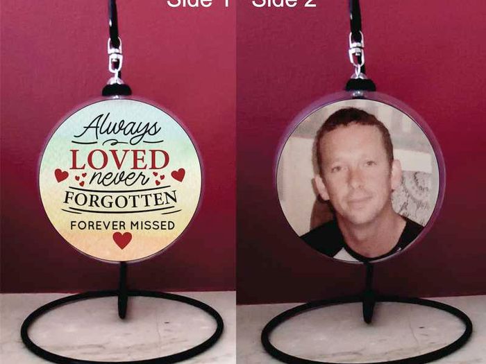 Personalised Photo Sphere with Stand